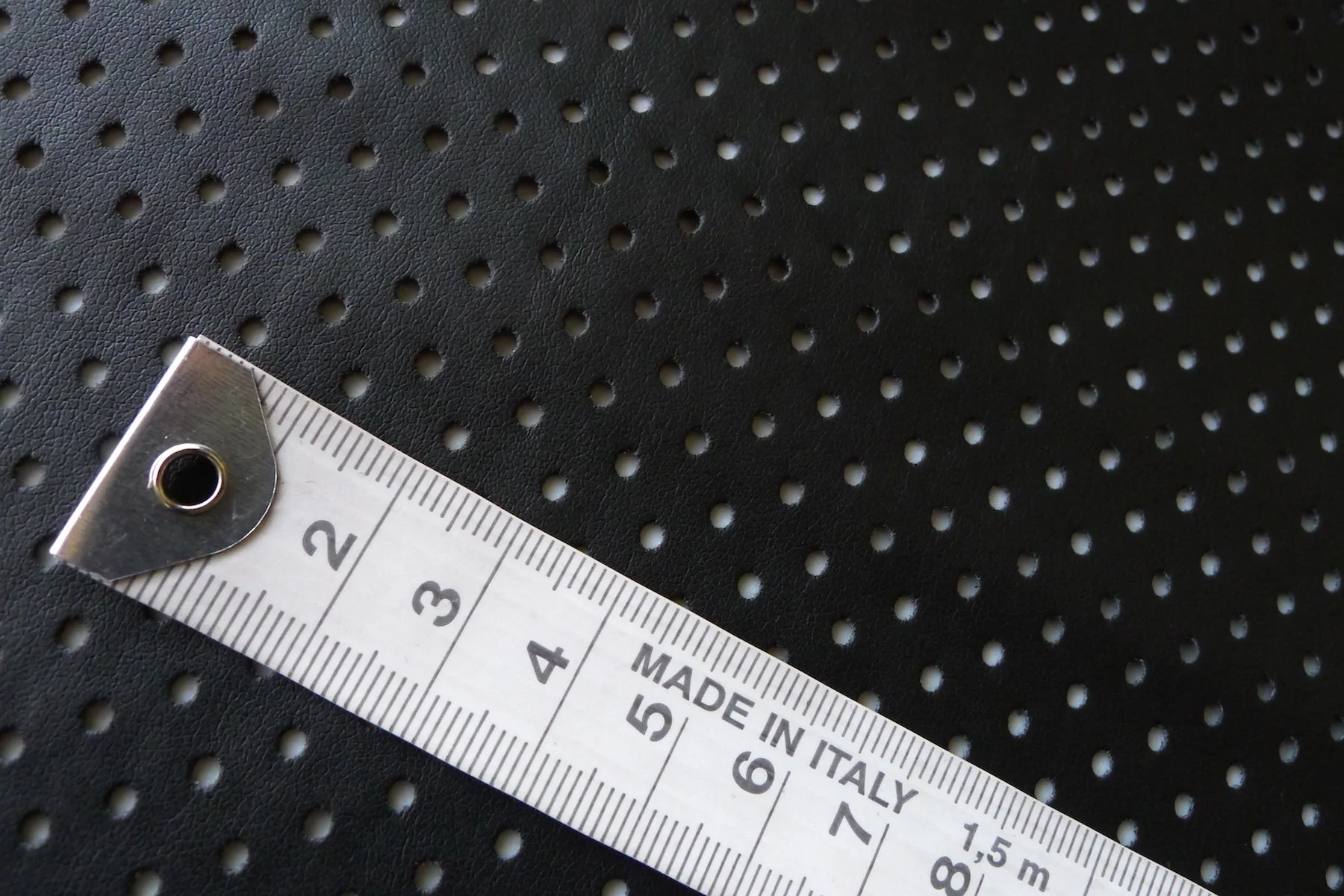 Black Lasercut Imitation Leather - Image 3