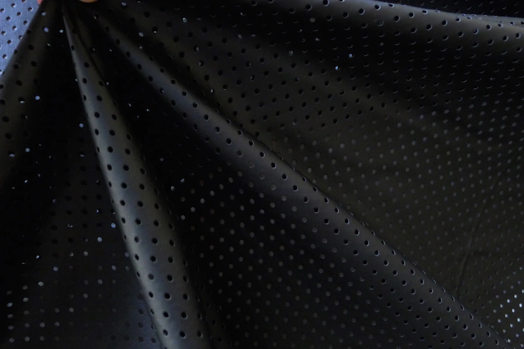 Black Lasercut Imitation Leather - Image 5