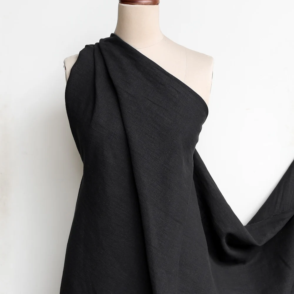 Black Pebble Wash Linen - Image 4