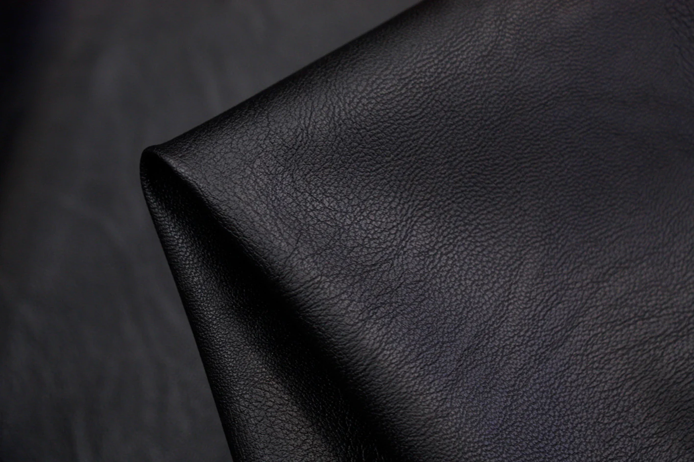 Black Perforated Faux Leather - Image 6