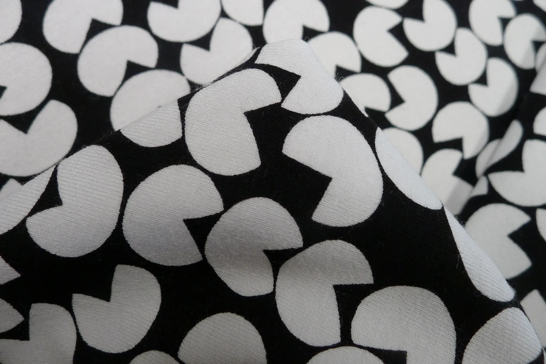 Black Petal Print