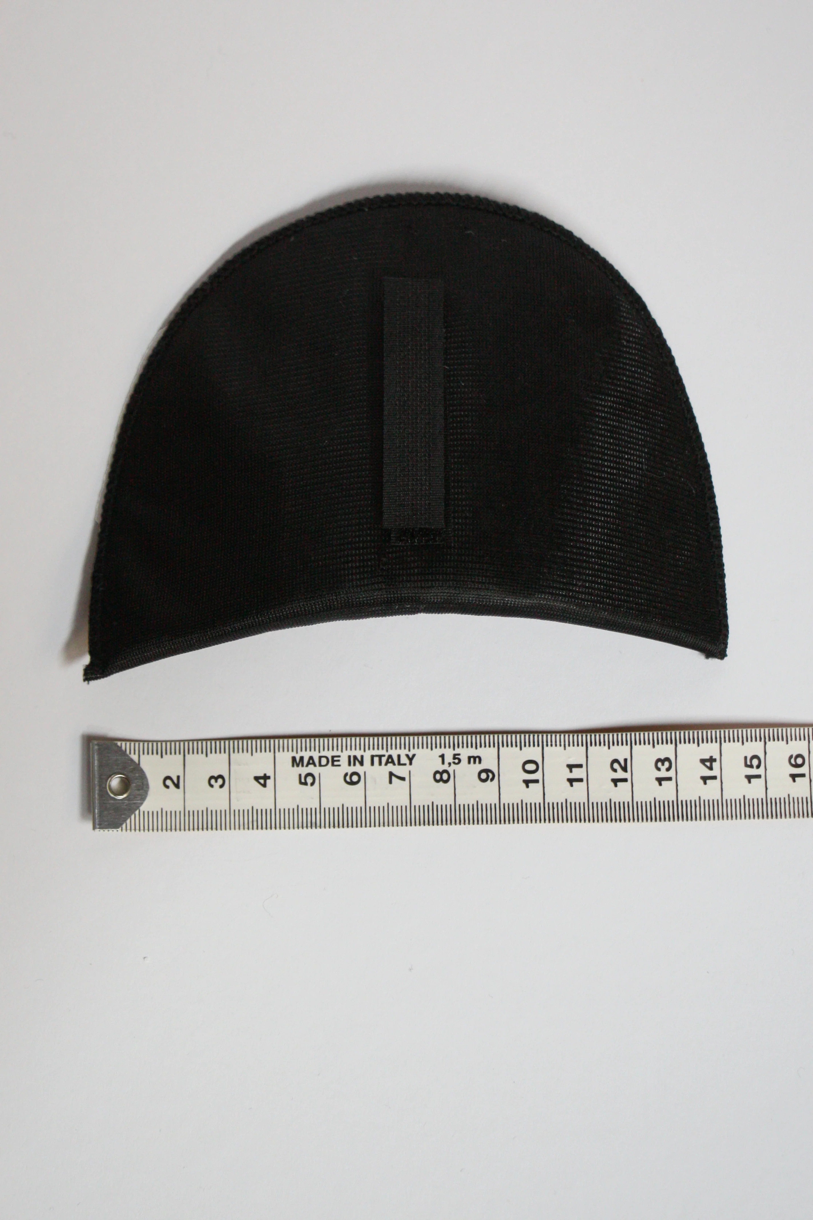 Black Covered Shoulder Pads with Velcro - 7mm - Image 3