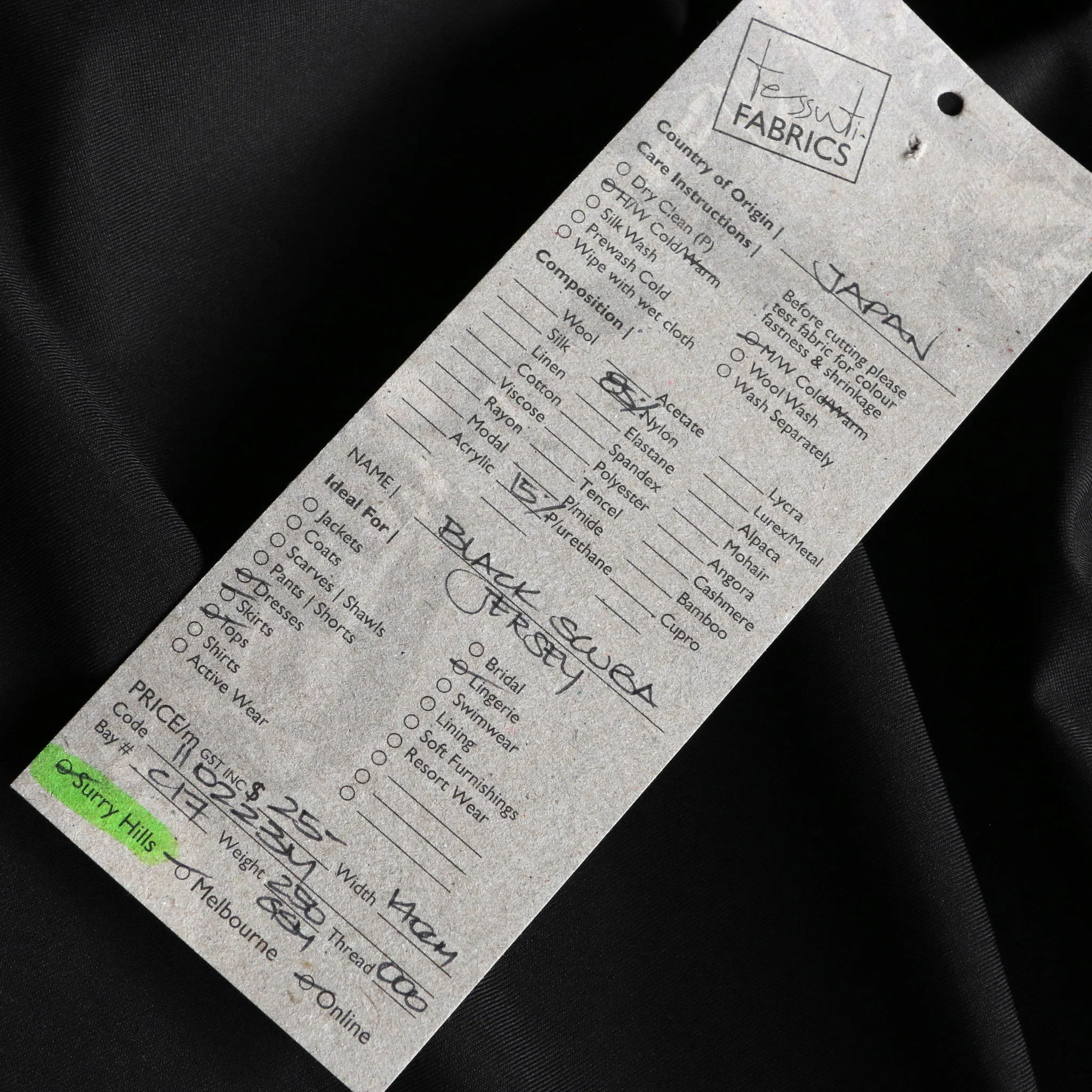 Black Scuba Jersey - Image 3