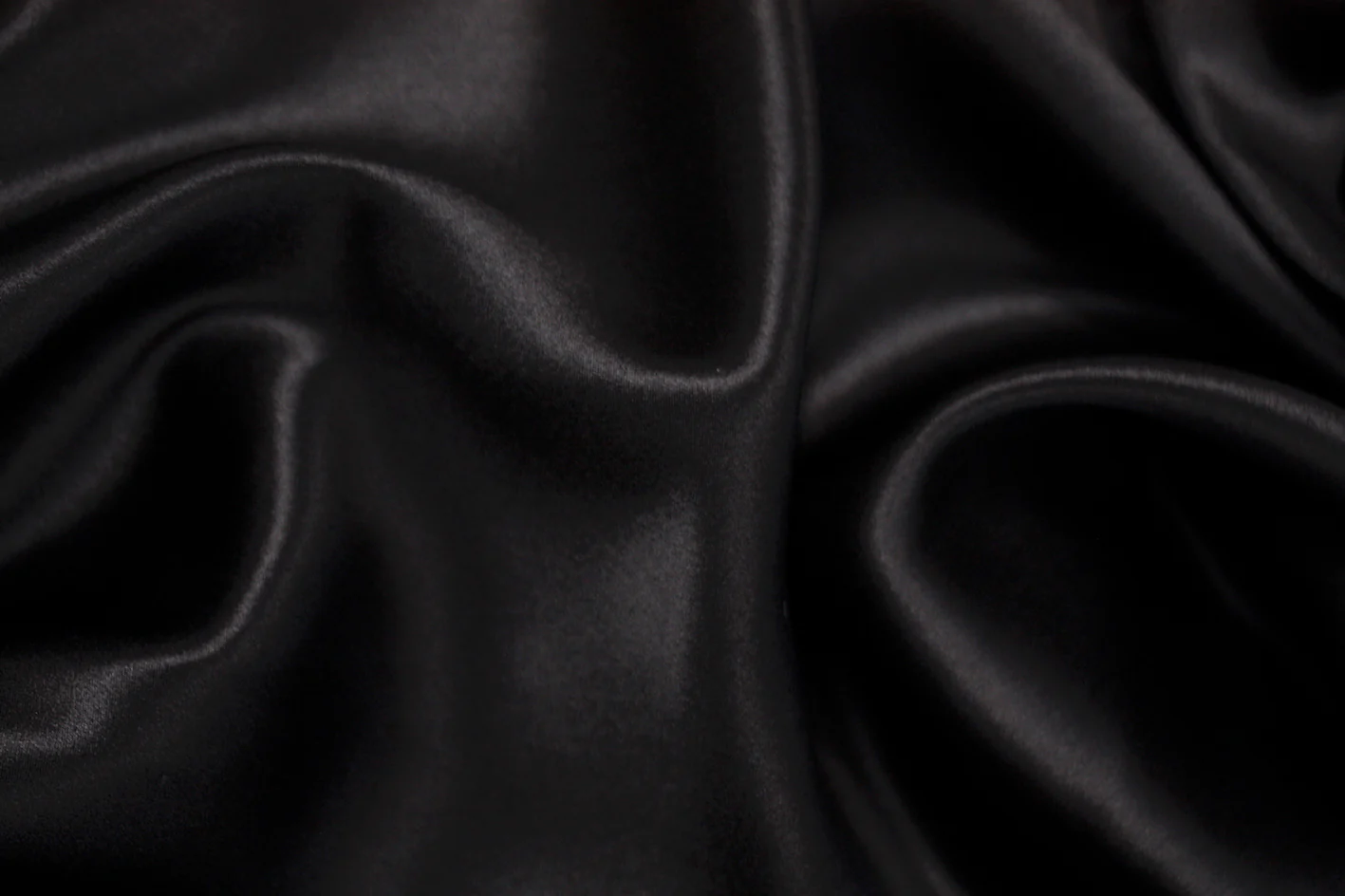 Black Silk Satin - 19mm - Image 3