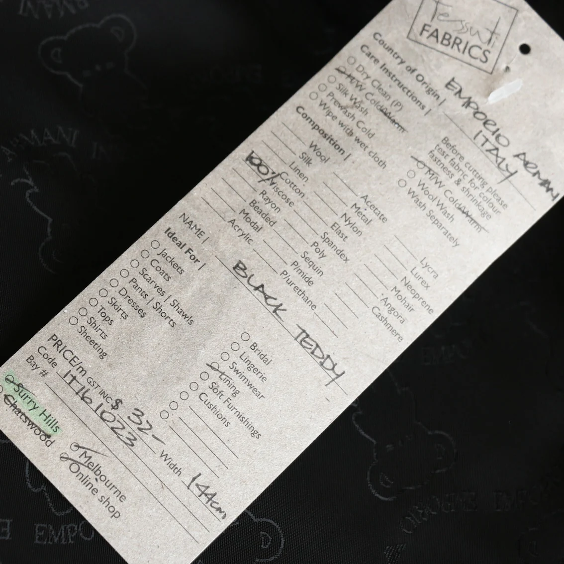 Black Teddy - Fancy Lining - Image 4