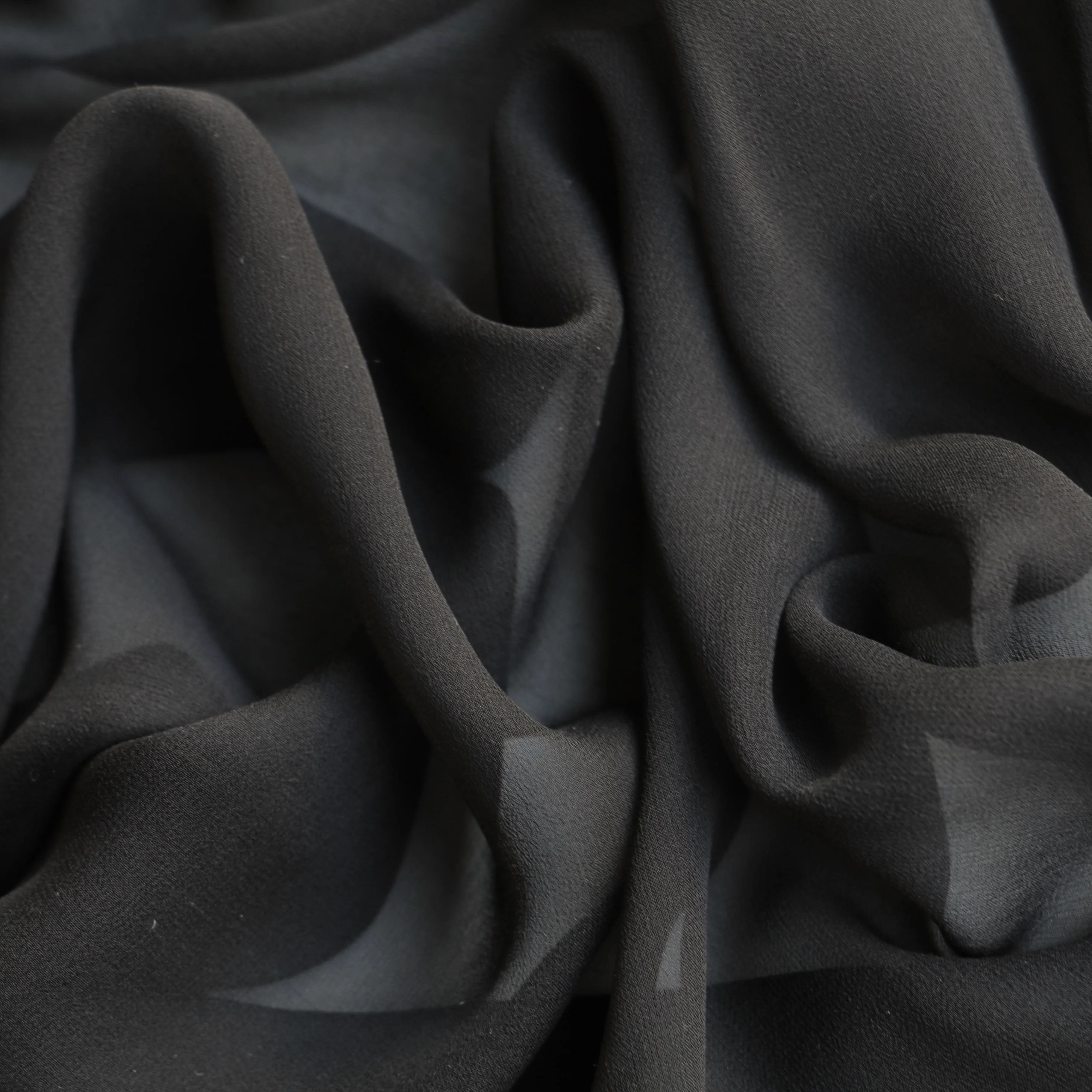 Black Veil Silk Georgette (95cm wide) - Image 2