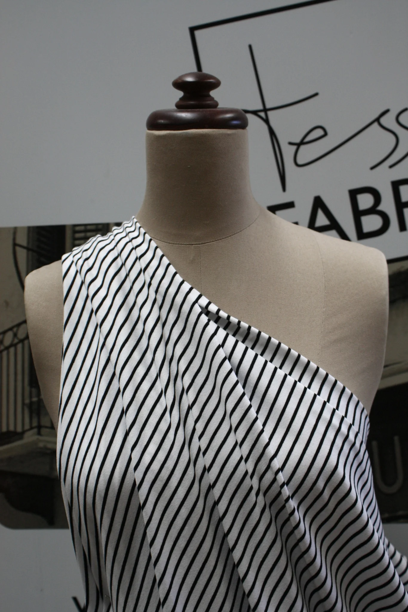 Black & White Beach - Striped Jersey - Image 5