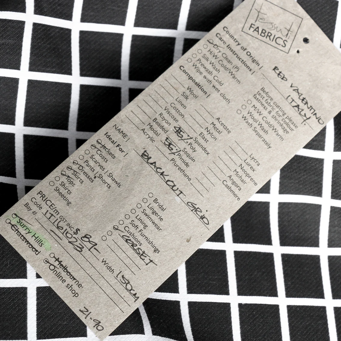 Blackout Grid Jacquard - Image 5