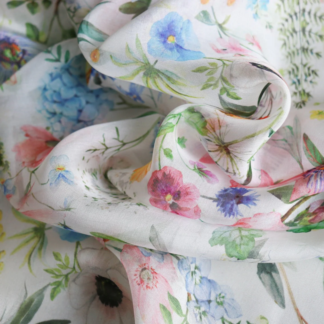 Blossom Canvas Silk Chiffon - Image 2