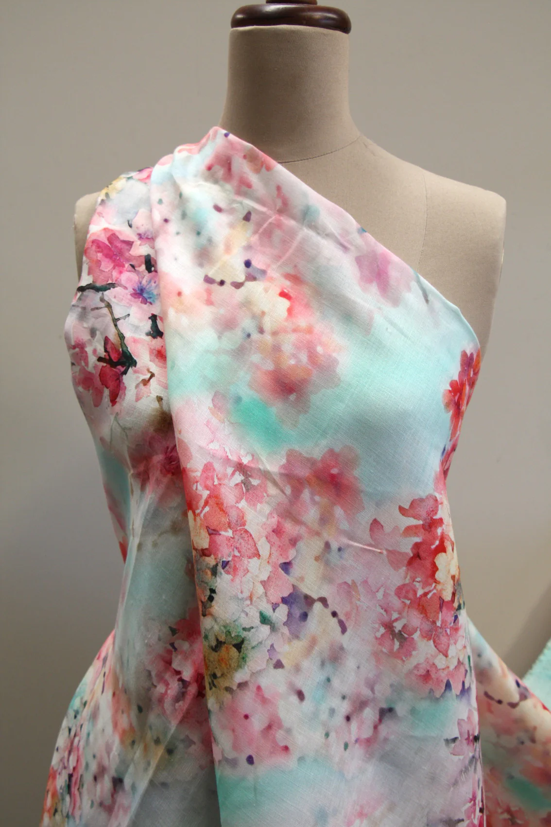 Blossom Primavera Printed Linen - Image 4