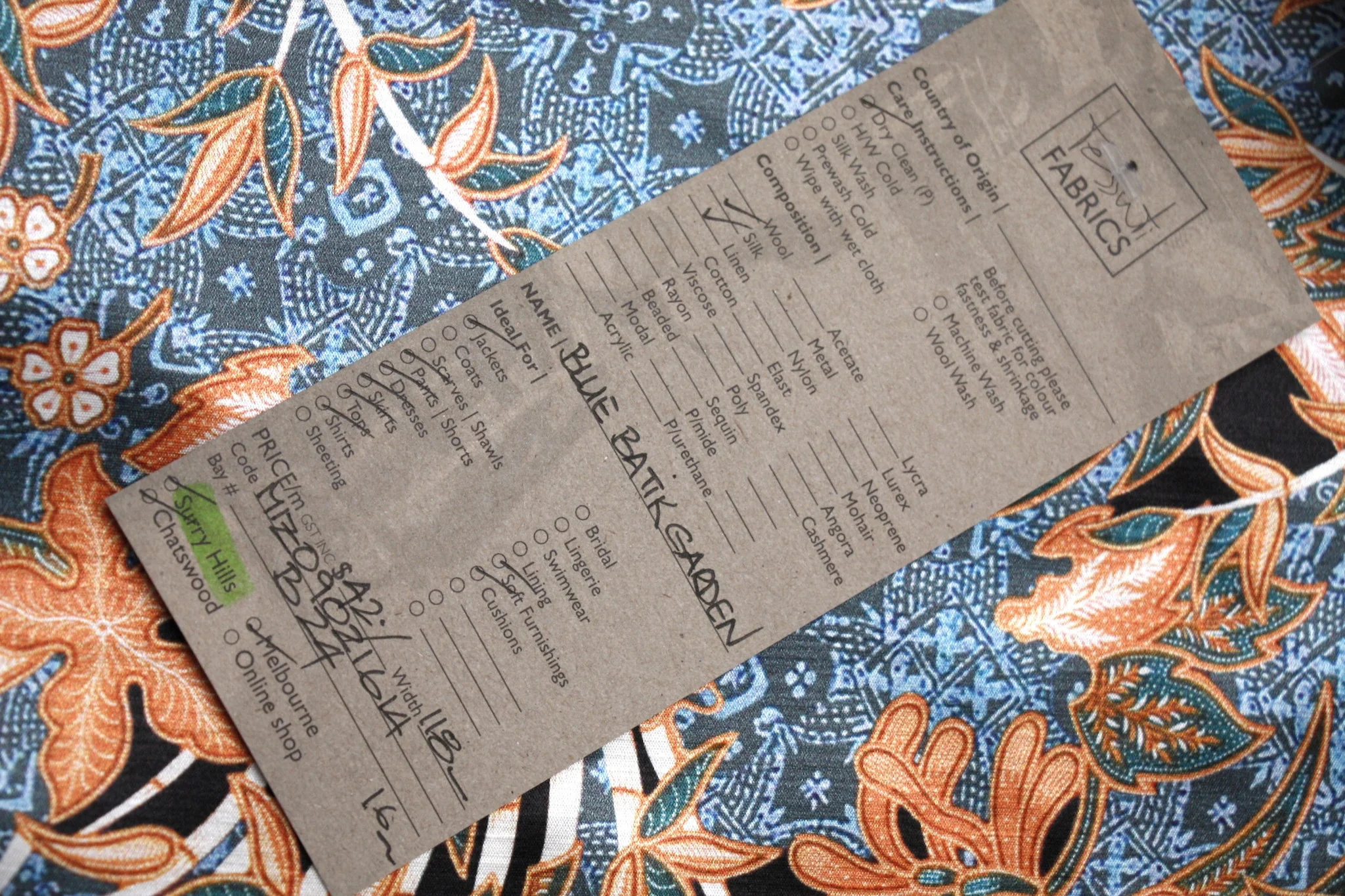 Blue Batik Garden - Image 3