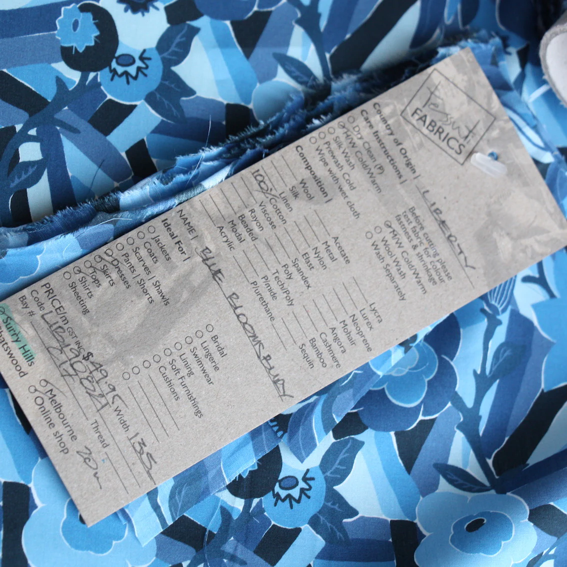 Blue Bloomsbury - Liberty Tana Lawn™ - Image 5