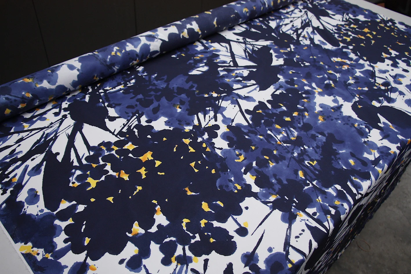 Blue Flowers And Snow - Image 4