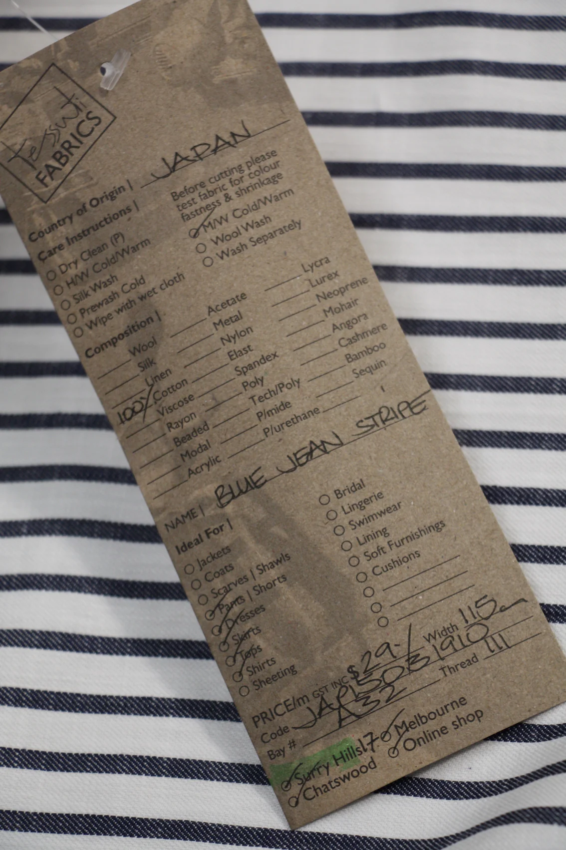 Blue Jean Stripe - Image 3
