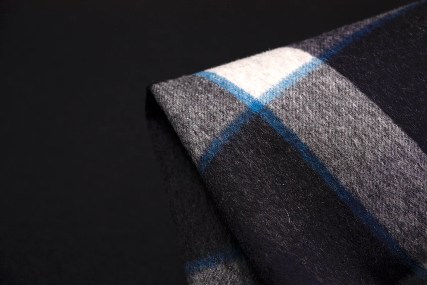 Blue Lined Check
