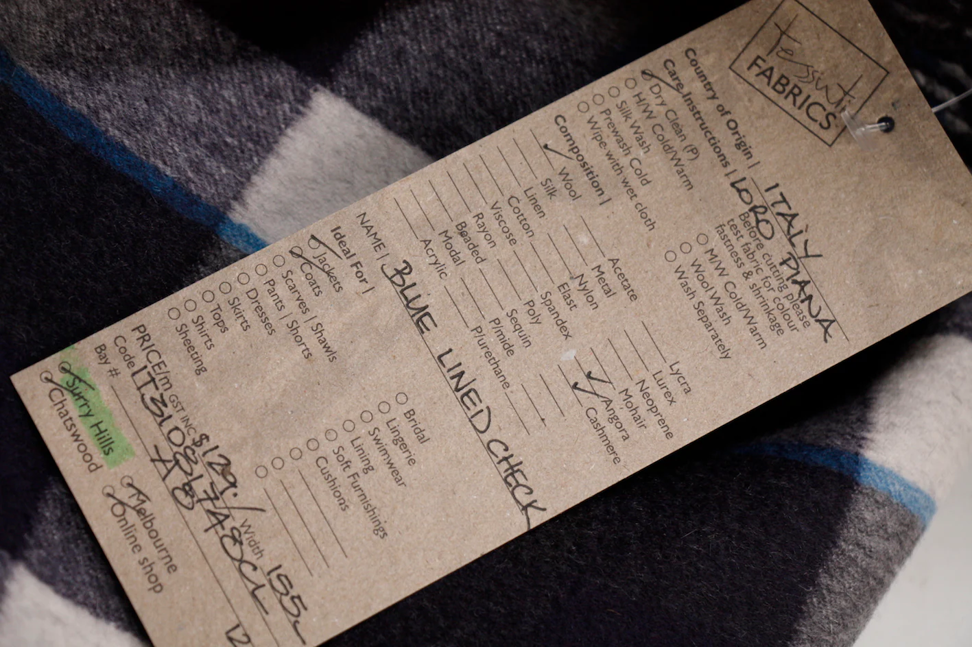Blue Lined Check - Image 6