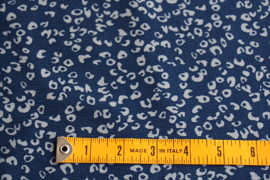 Blue Pods - Printed Corduroy - Image 2