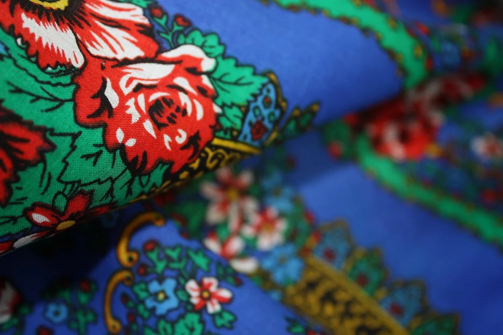 Blue Russian Floral