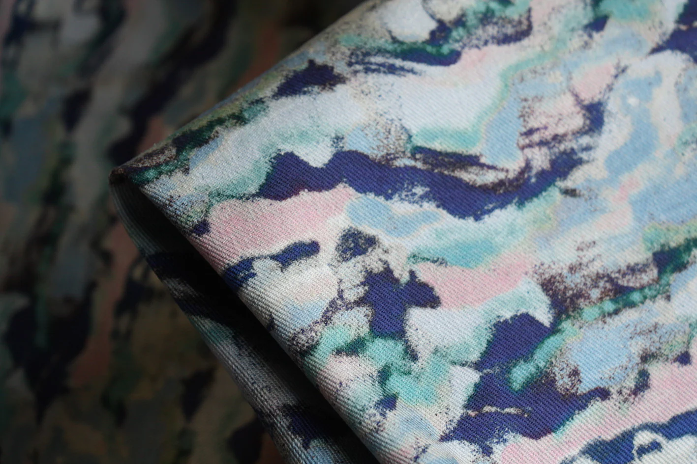 Blue Sandstorm Stretch Denim