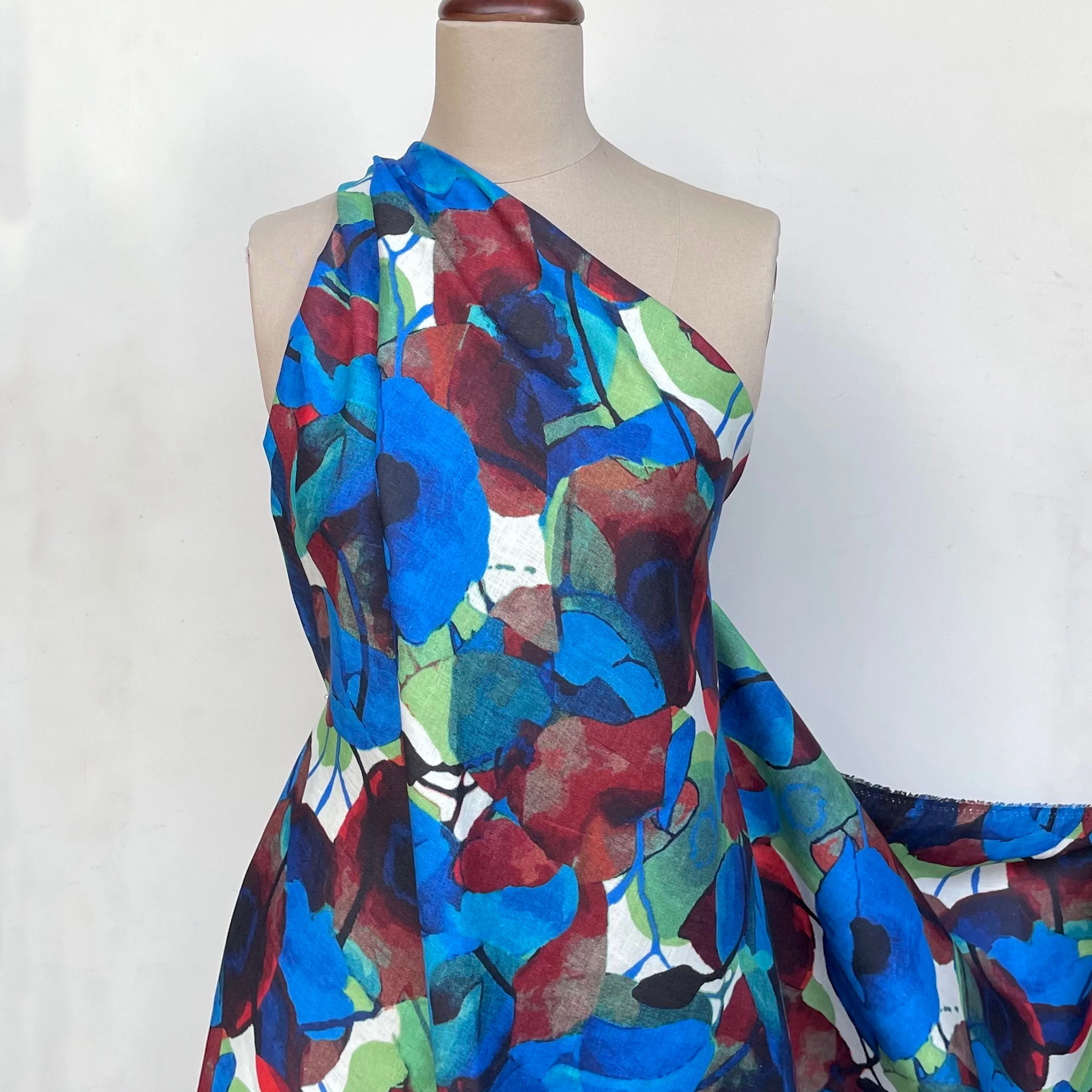 Blue Season Printed Linen - Image 5