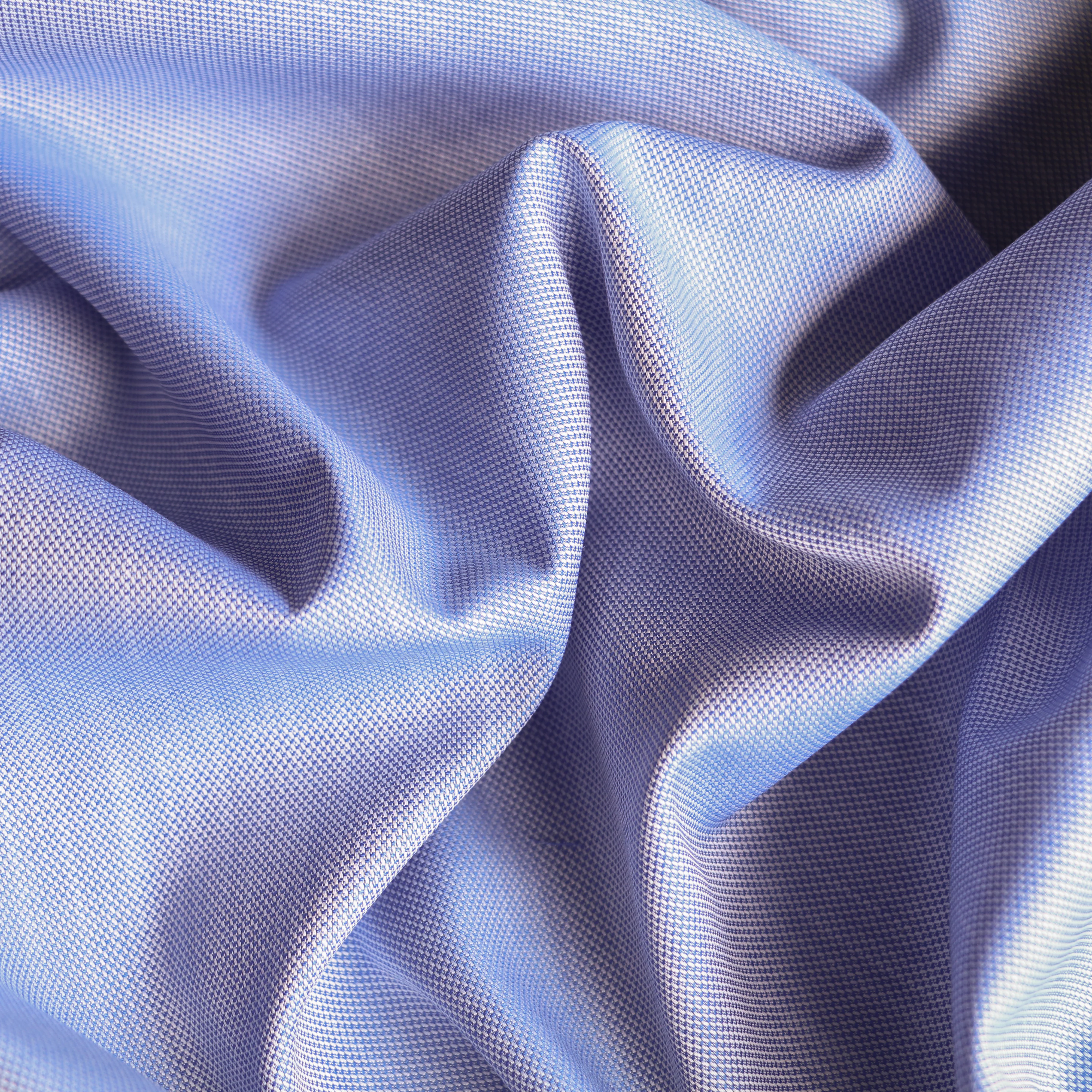Blue Sky Static Cotton Shirting - Image 2