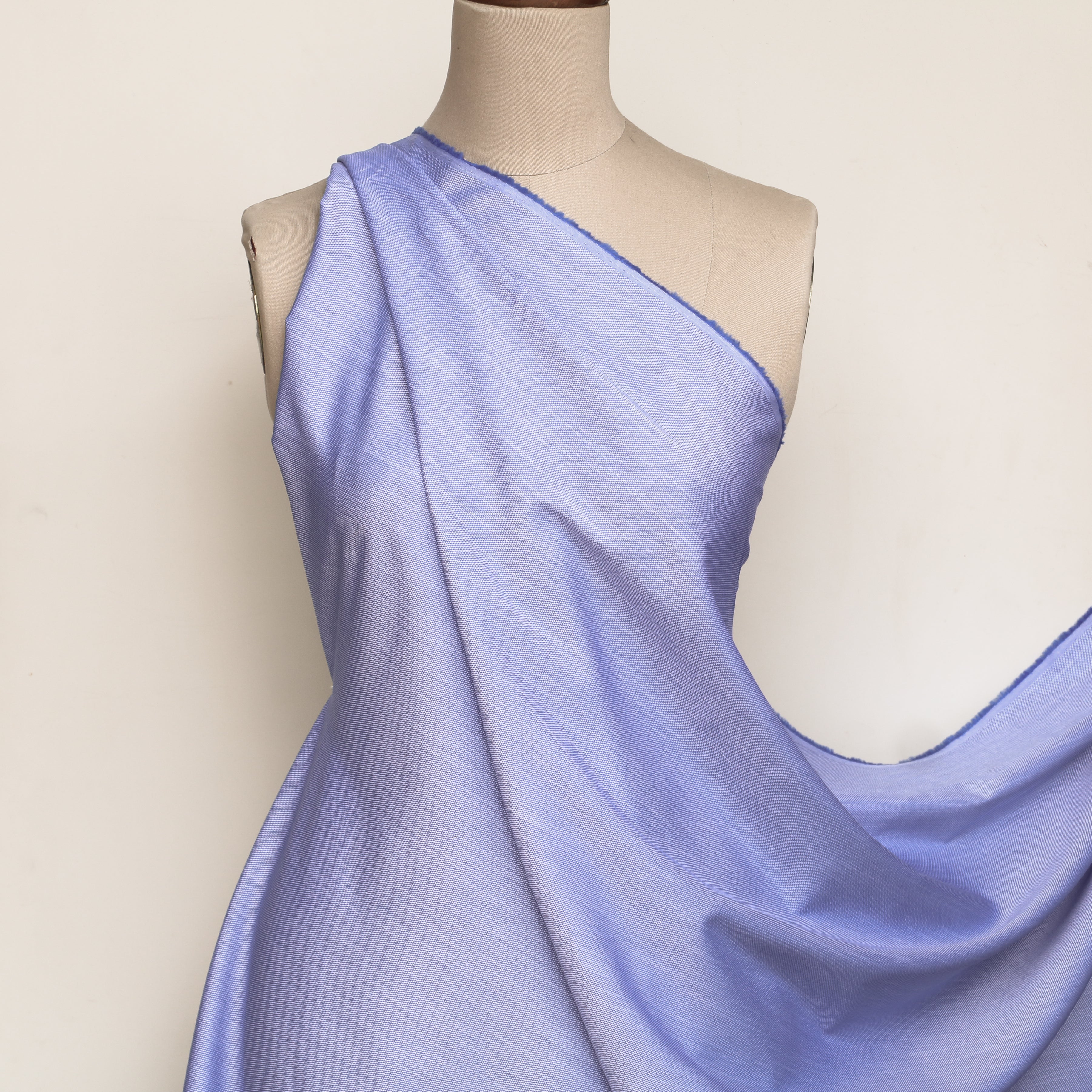 Blue Sky Static Cotton Shirting - Image 4