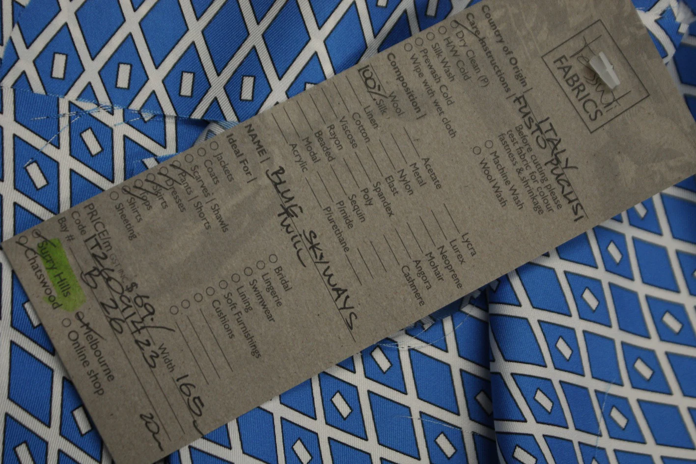 Blue Skyways Twill - Image 3