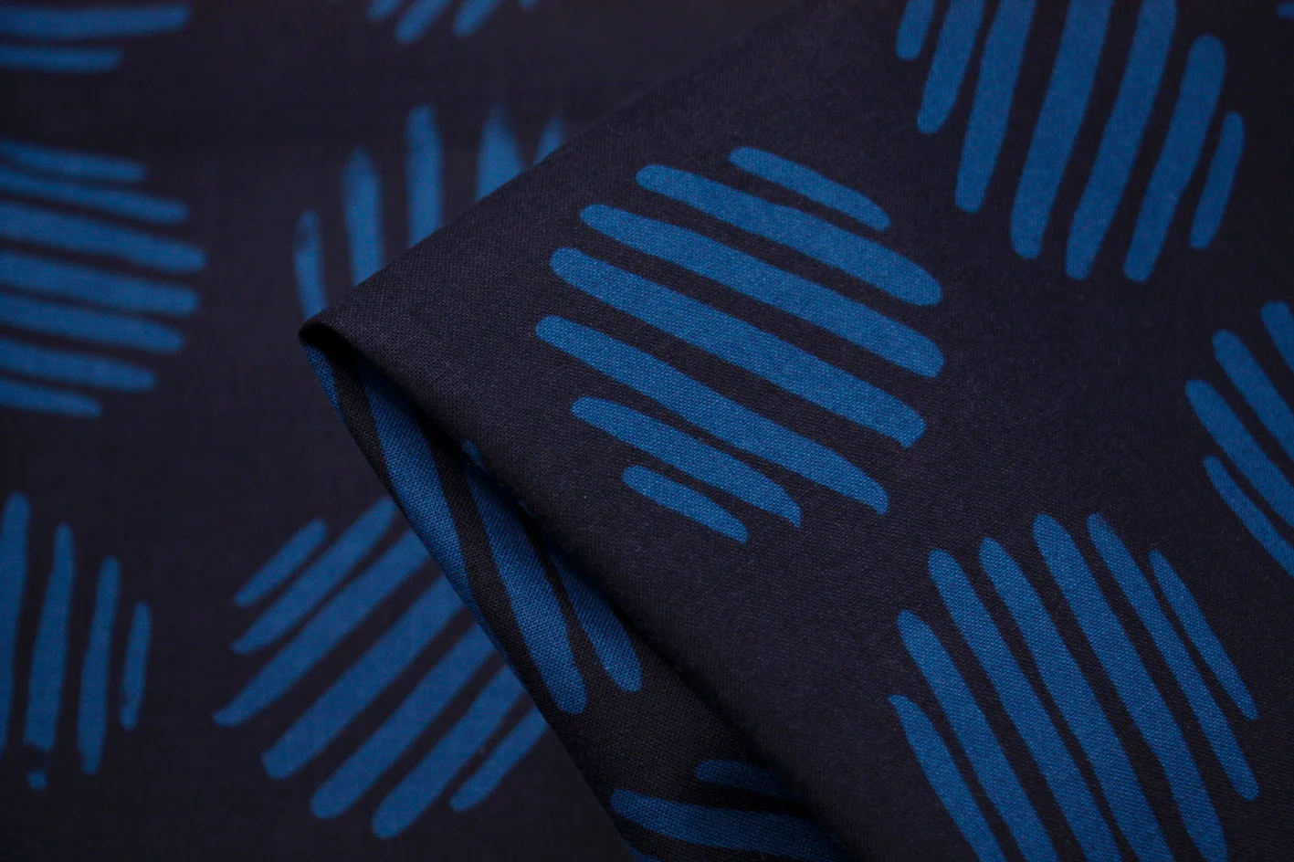 Blue Stripy Spots
