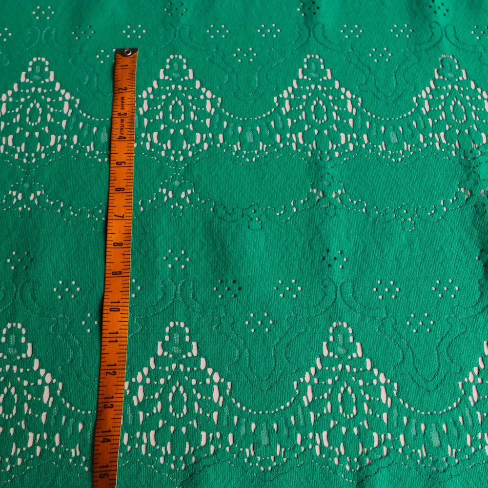 Bluebird Emerald Textured Lace - Image 3