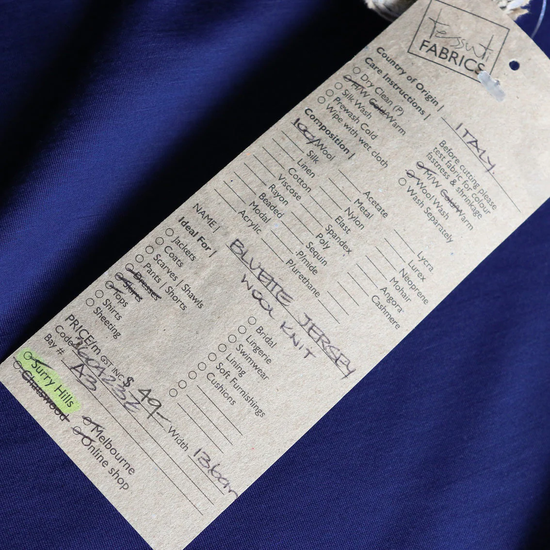 Bluette Jersey Wool Knit - Image 3