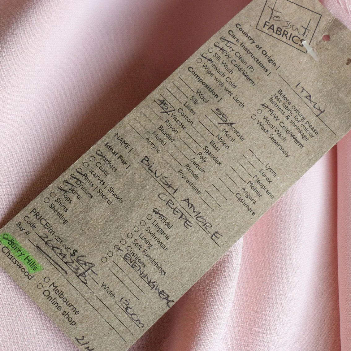 Blush Amore Crepe - Image 3