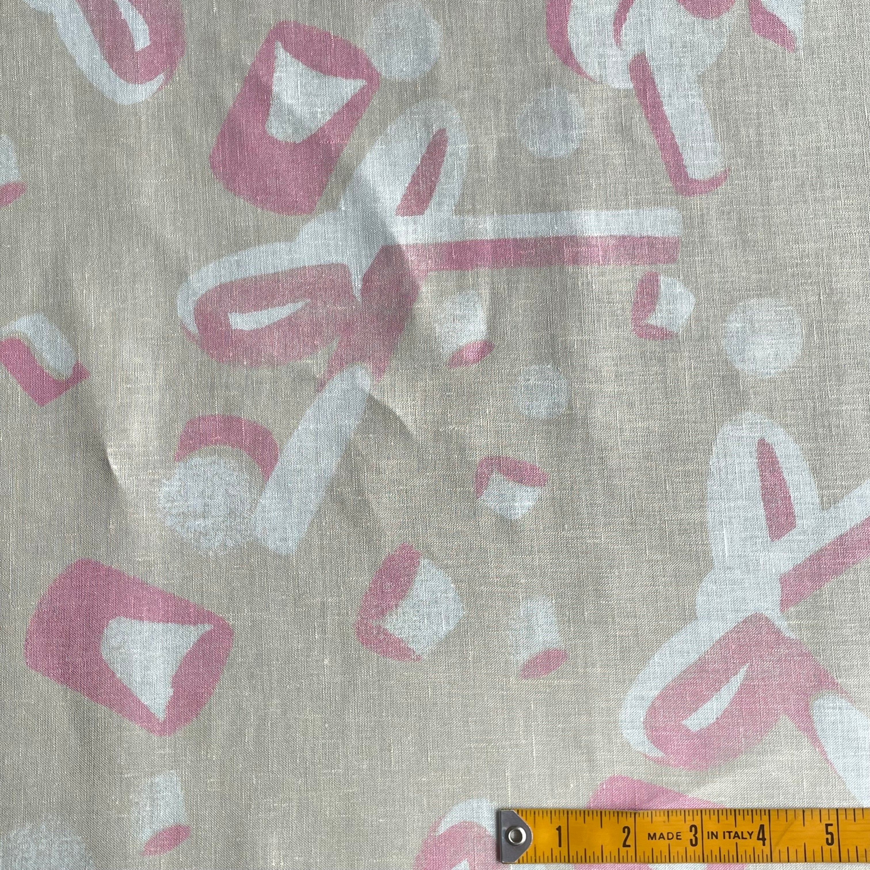 Bobbi Knot Peach/Pink Sycamore Linen - Image 3