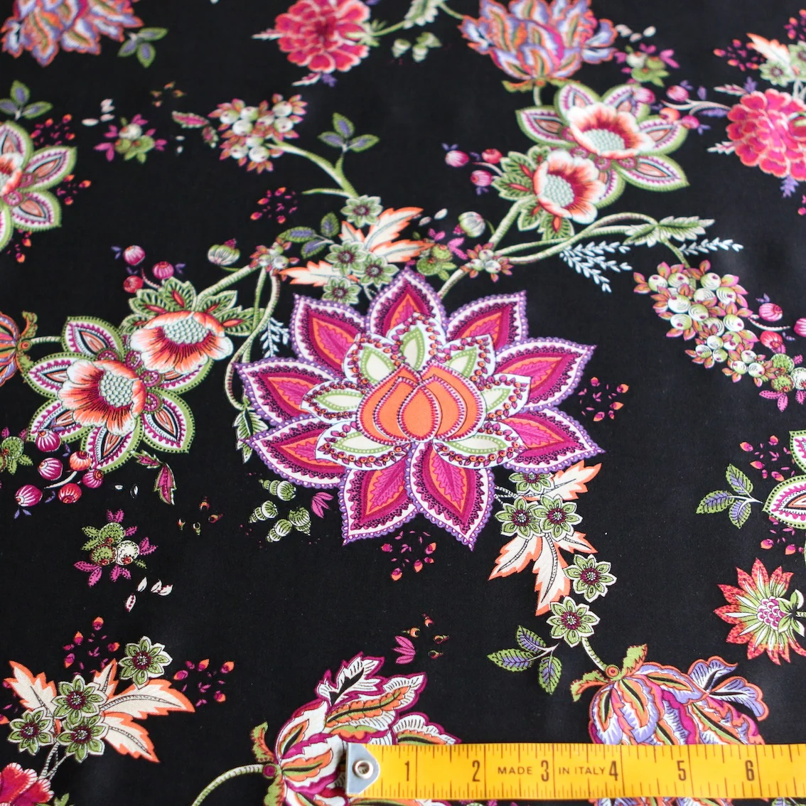 Boho Black Viscose - Image 3