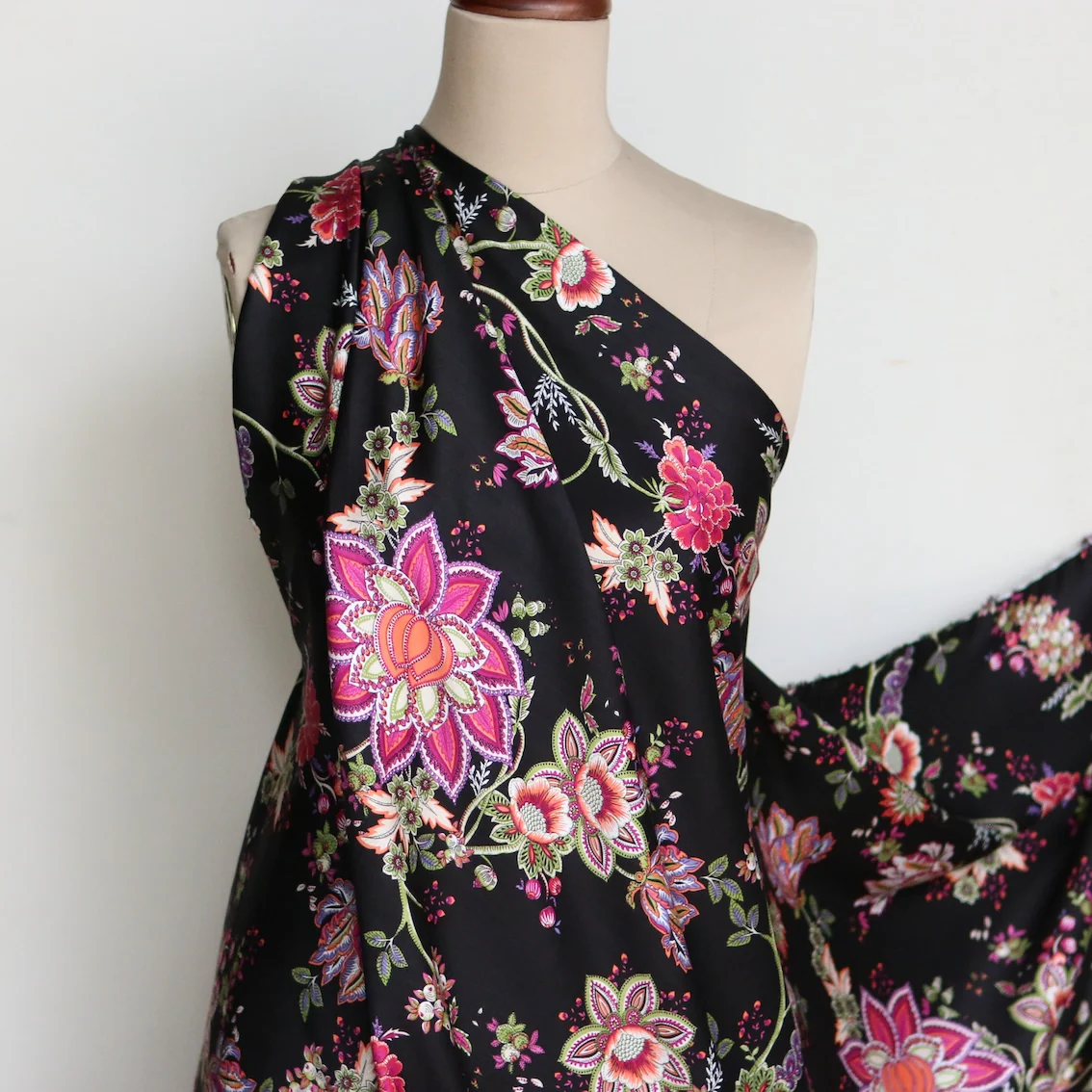 Boho Black Viscose - Image 5