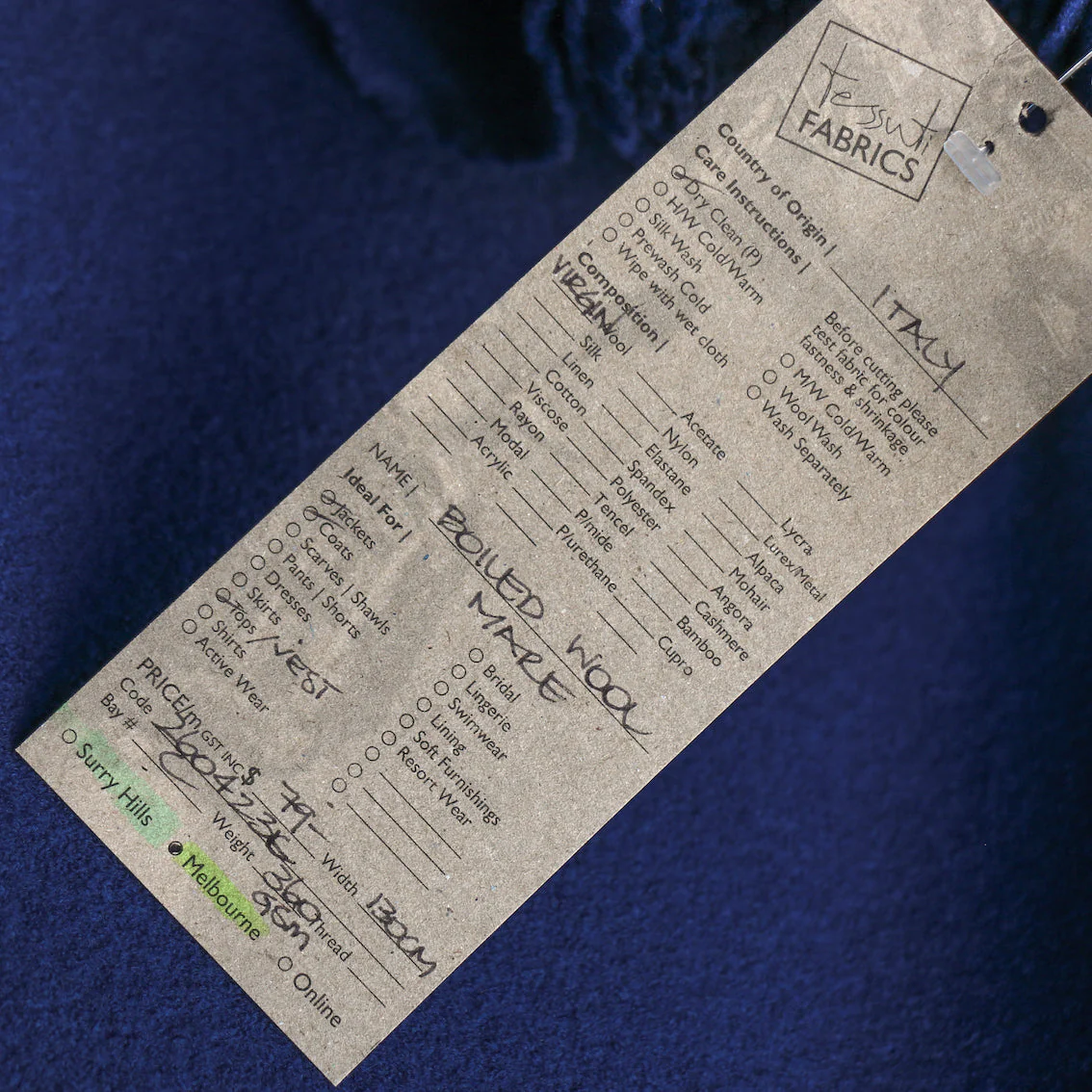Mediterranean Mare - Boiled Wool - Image 3