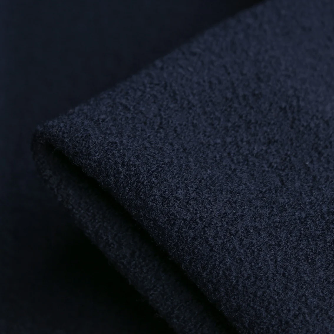 Bollito Blu Navy - Boiled Wool