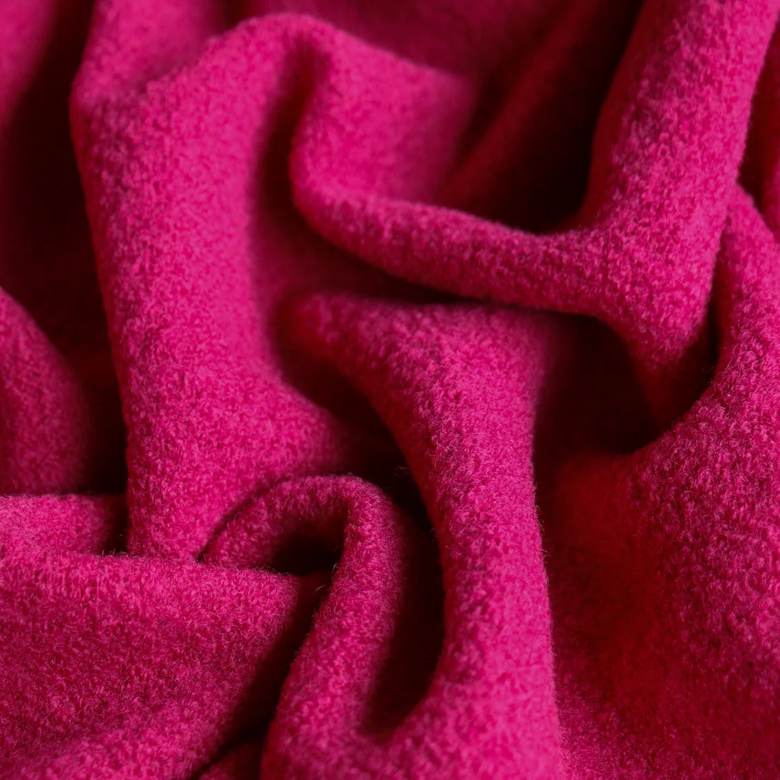 Bollito Fuchsia - Boiled Wool - Image 2