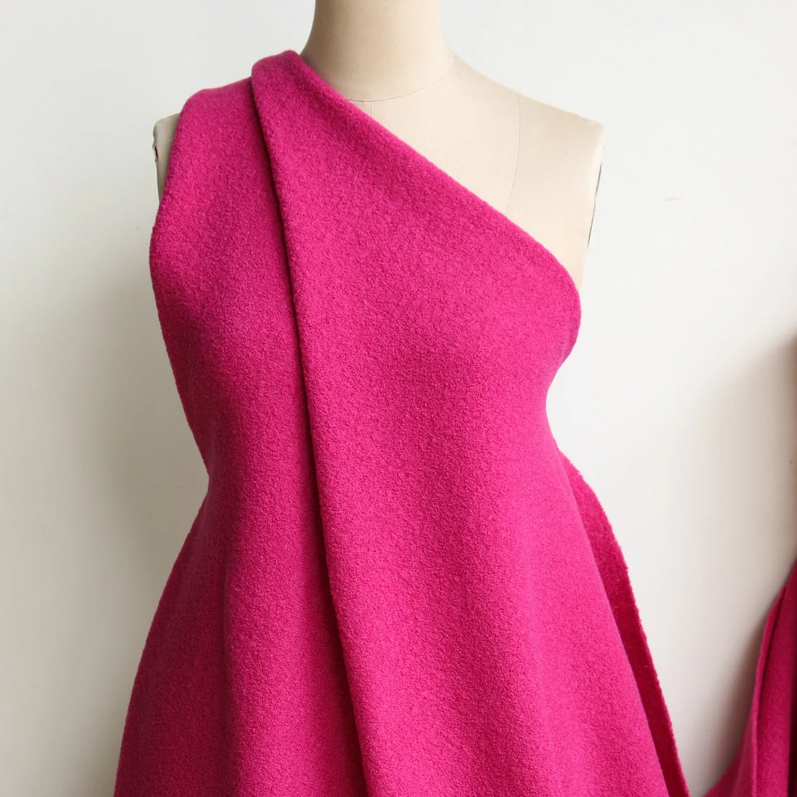 Bollito Fuchsia - Boiled Wool - Image 4