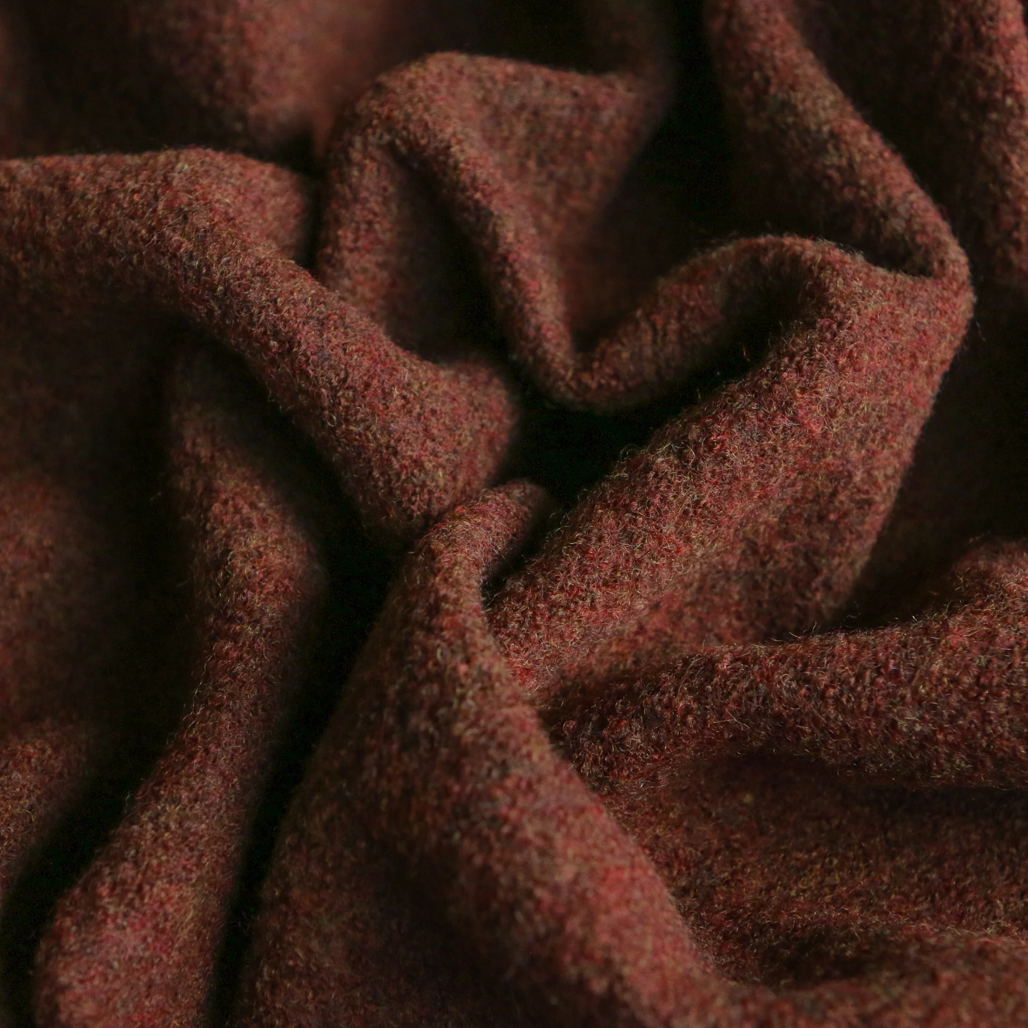 Bollito Melange Sienna - Boiled Wool - Image 2