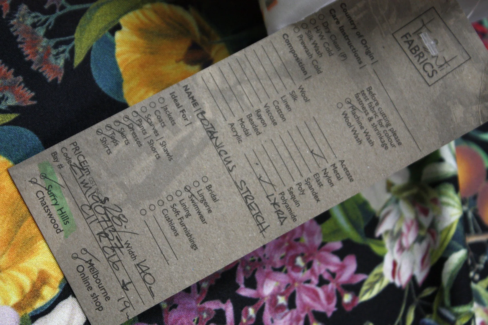Botanicus Stretch - Swimwear Fabric - Image 5