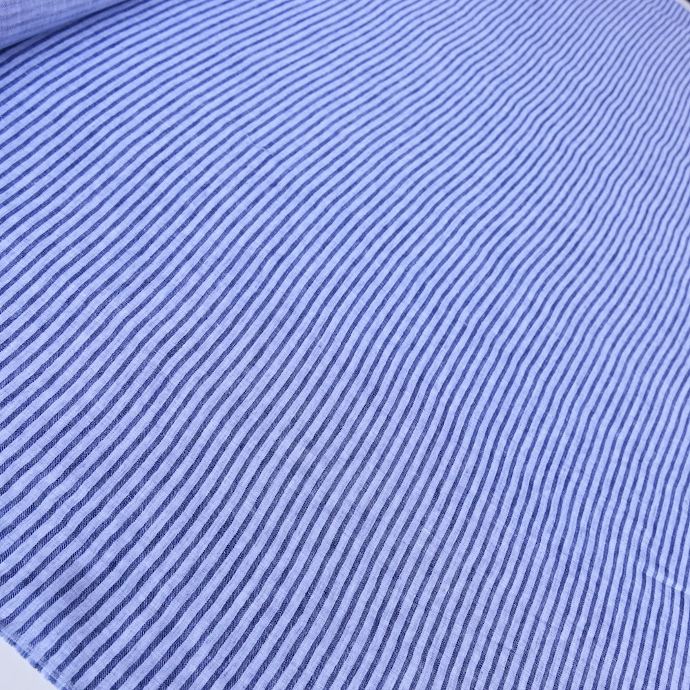 Botega Blu Stripe Linen - Image 4