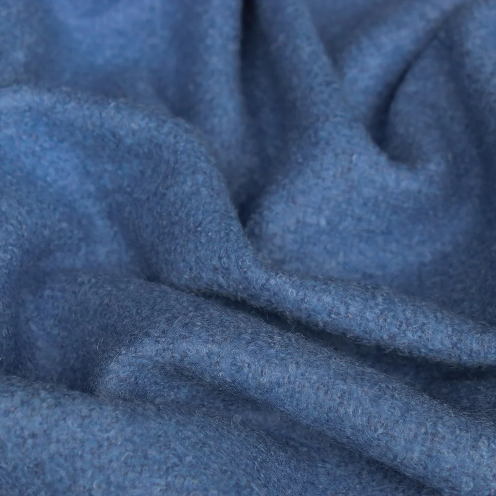 Bouclé Celeste Blue Coating - Image 2