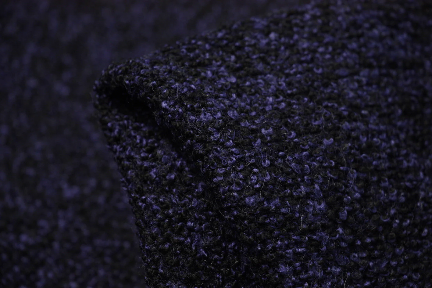Boucle Knit Indigo