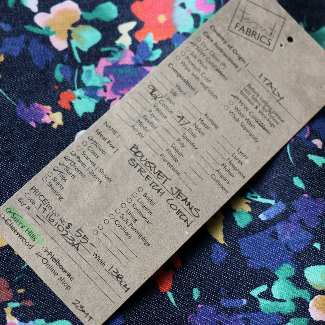 Bouquet Jeans - Stretch Cotton - Image 4