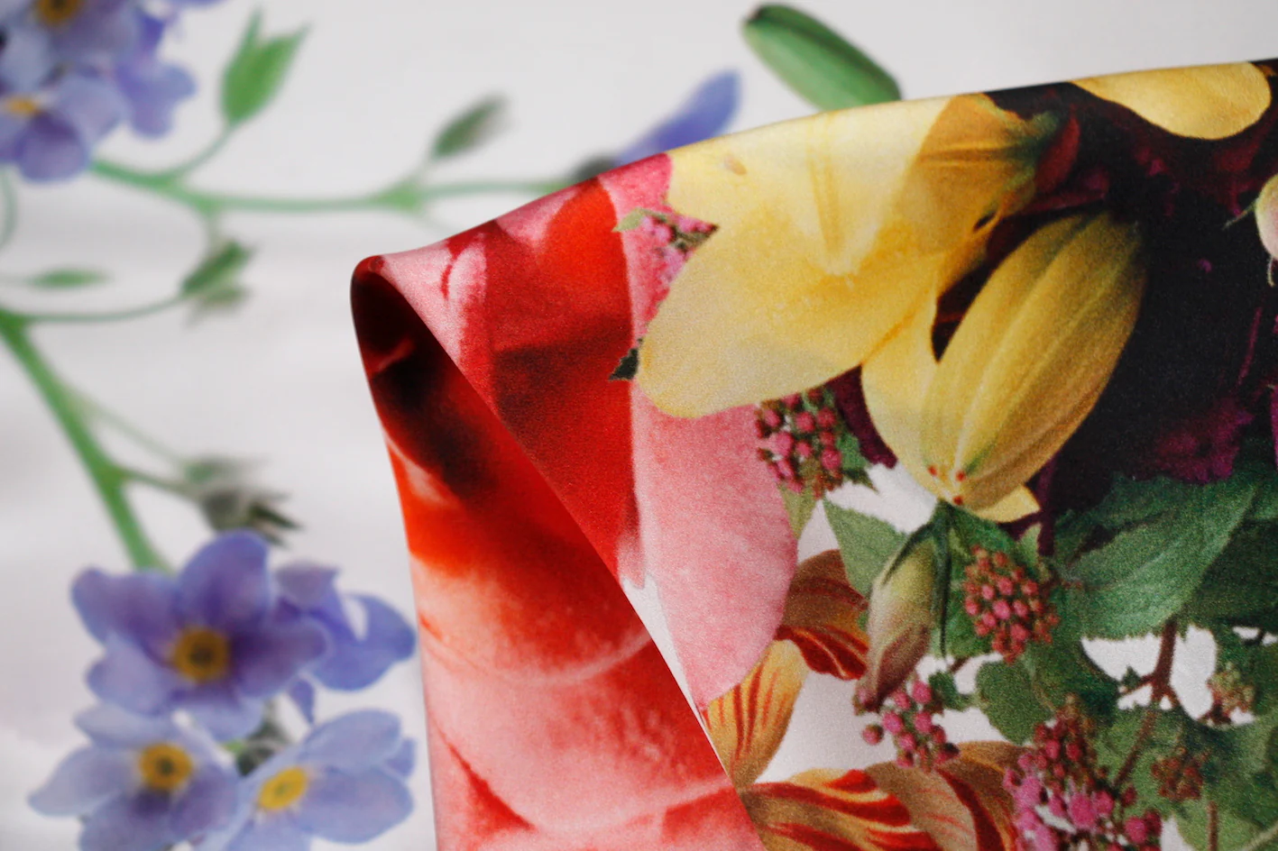 Breakfast Bouquet - Silk Satin