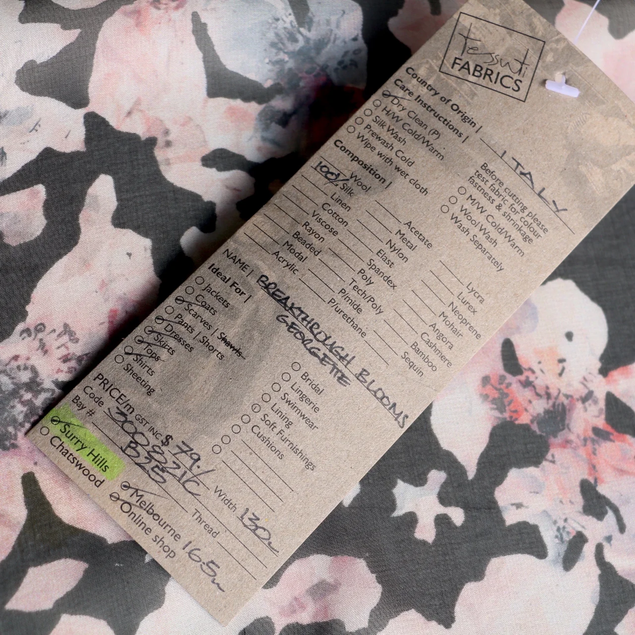 Breakthrough Blooms Silk Georgette - Image 5