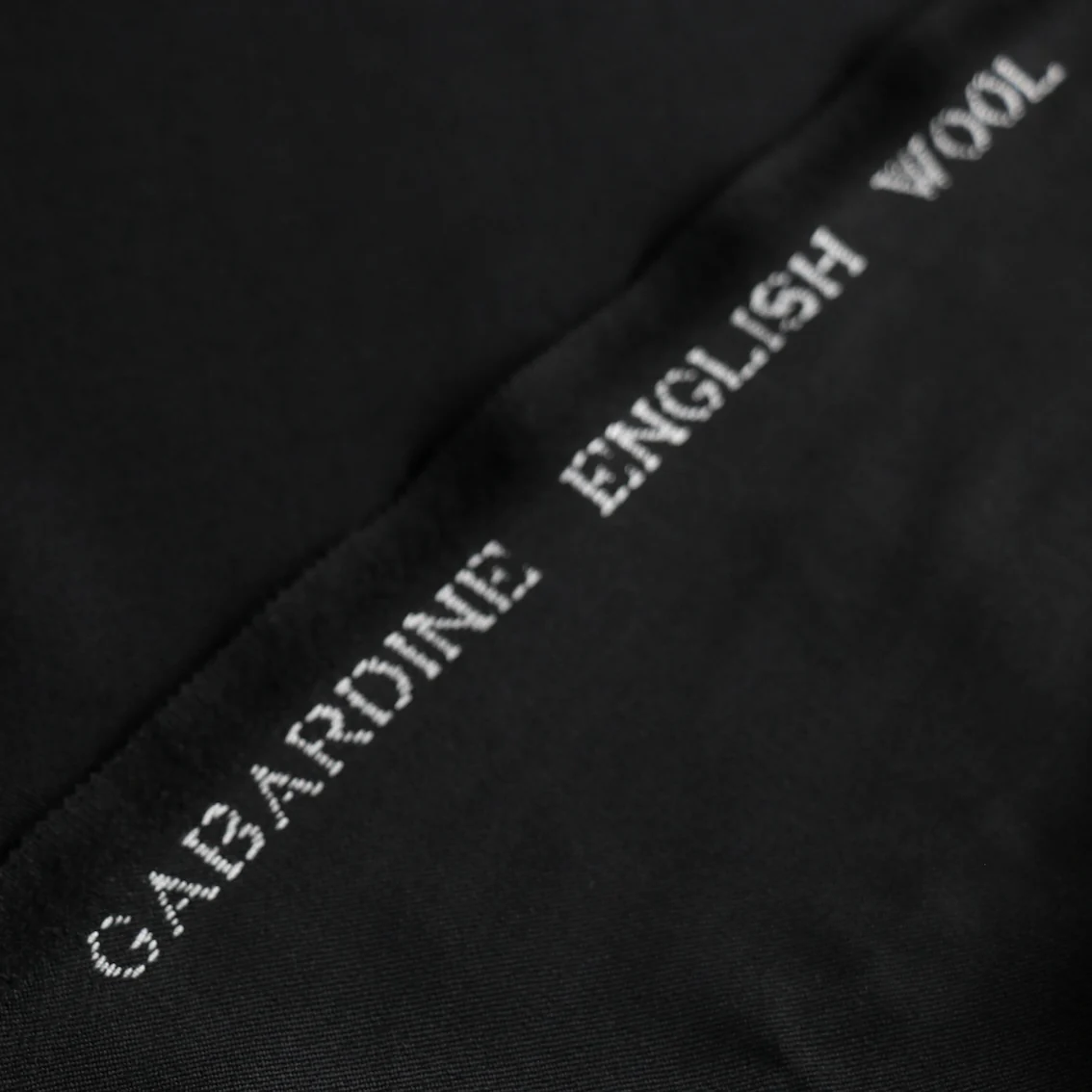 Brera Nero Gaberdine Wool Suiting - Image 2