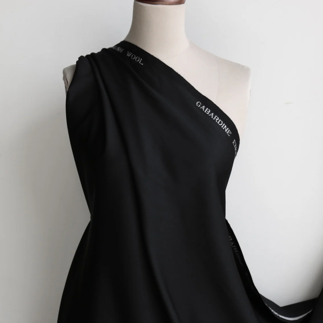Brera Nero Gaberdine Wool Suiting - Image 5