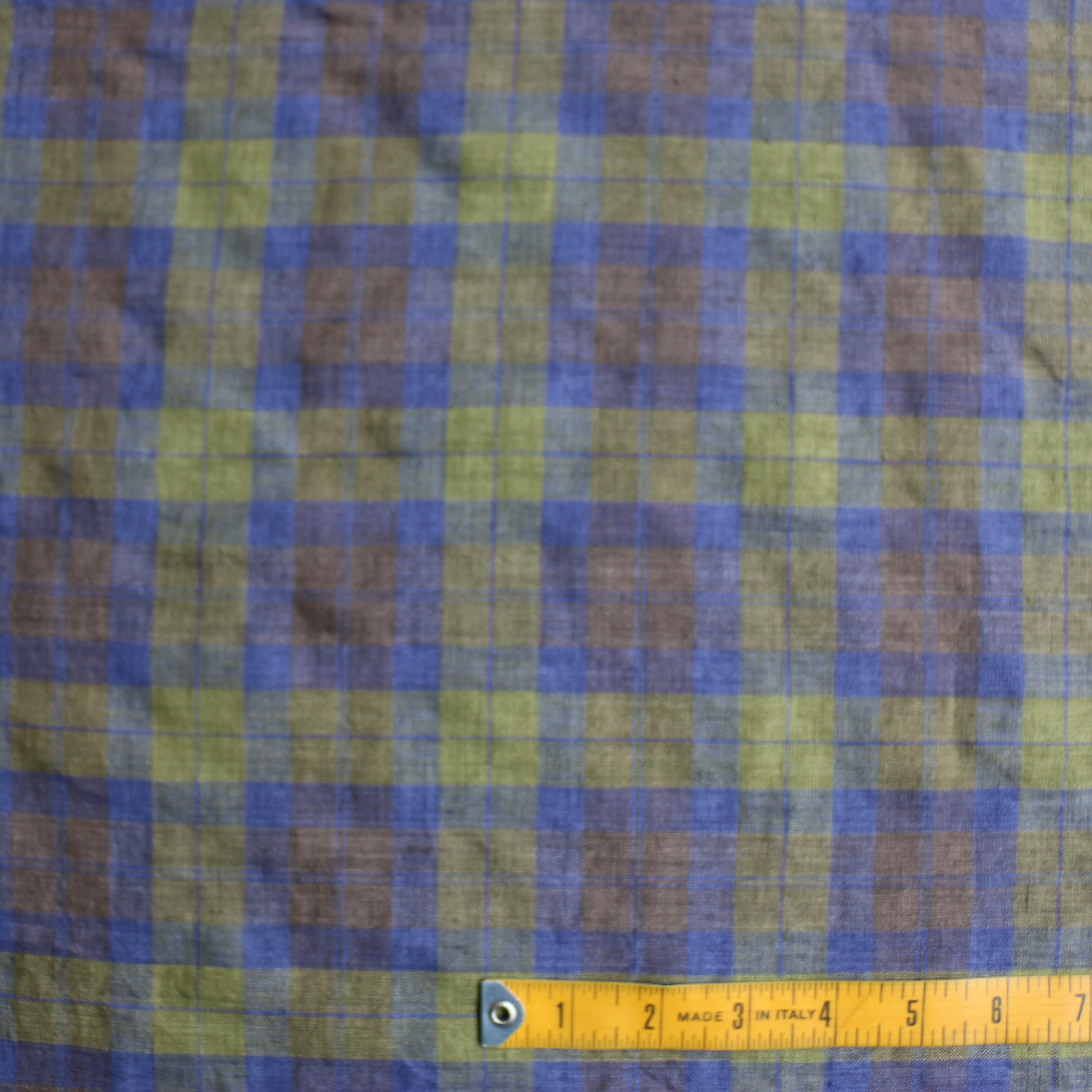 Brooklyn Check Pistachio Linen - Image 3