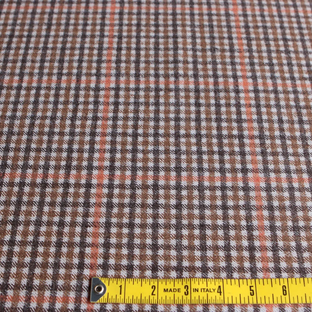 Brunella Walnut Check Flannel - Image 3